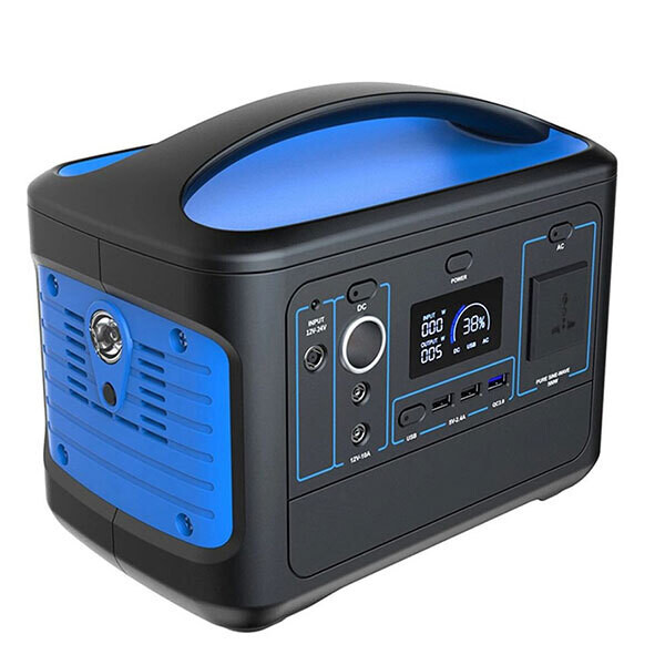 Portable Power Station 500W With 153600mAh Lithium Battery Bank, (Model: SKG- PS500-BE)