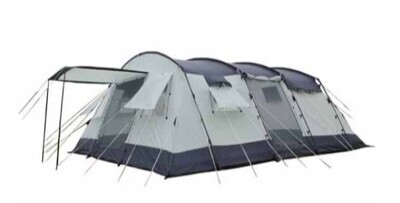 Camping tent for 8-10 persons (20 children) caterpillar type size 580X410X210cm KST-036