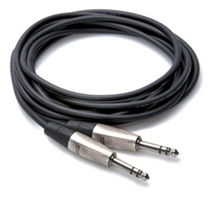 6.3mm Jack To 6.3mm Jack Microphone Cable 3 Meter JJ-3M