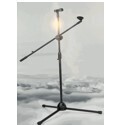 Spray Mic Stand Boom Black MS-128 - Professional Microphone Stand