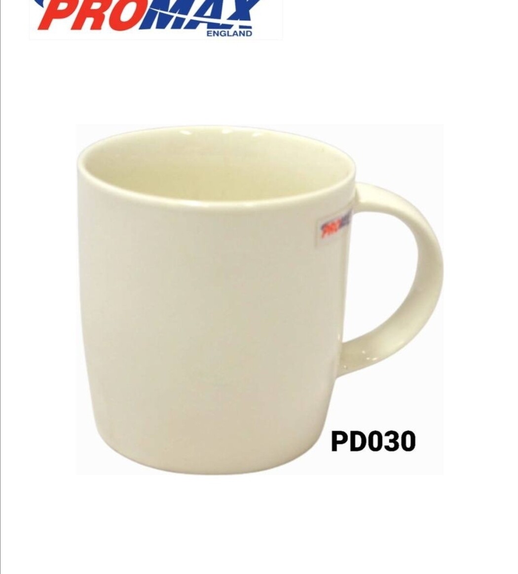 Promax ceramic white mug PD030