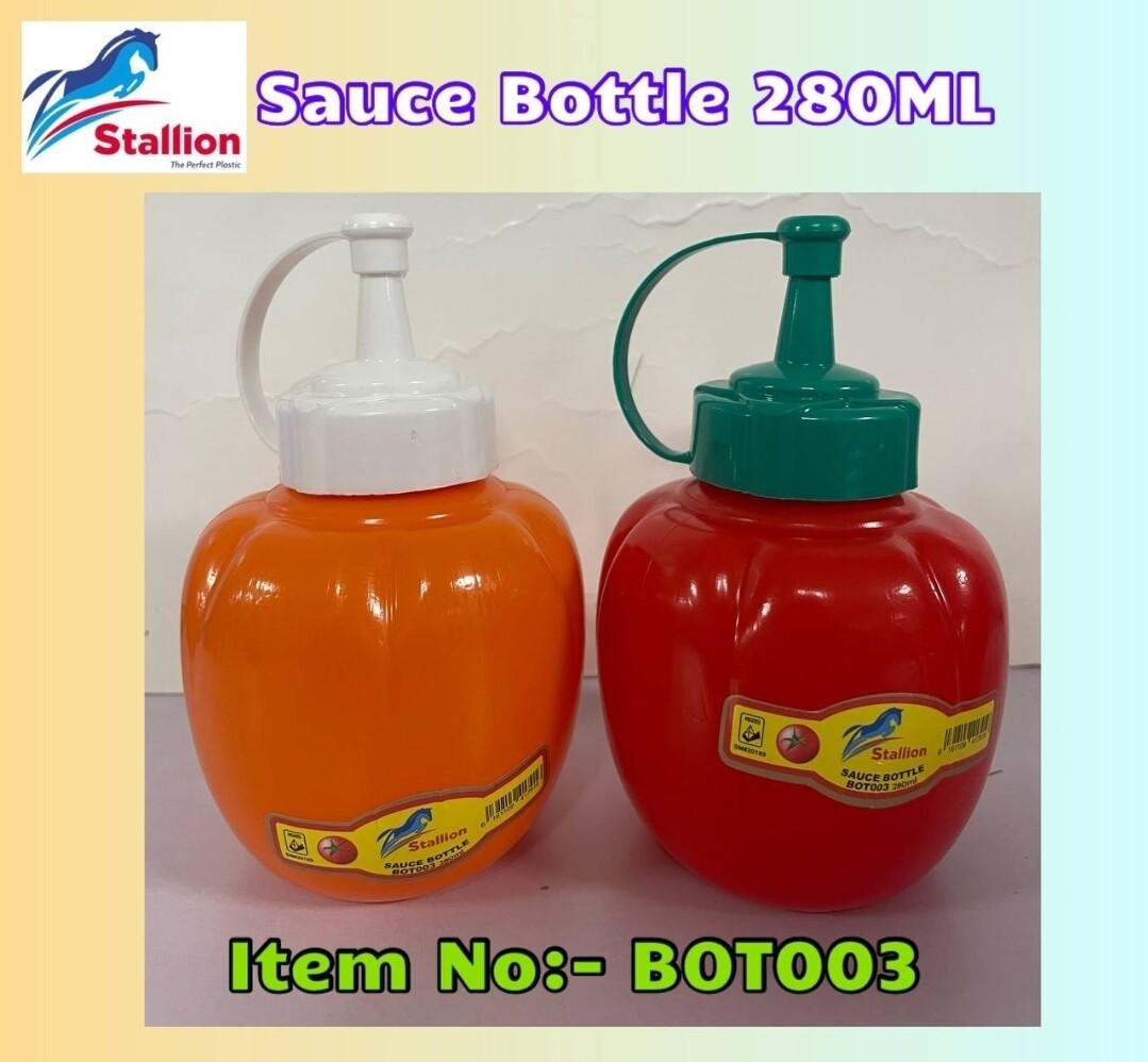 Stallion plastic sauce bottle 280ml