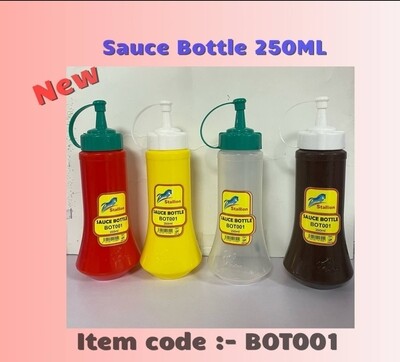 Stallion plastic sauce bottle 250ml