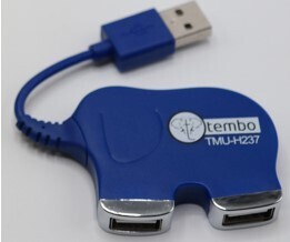 Tembo TMU-H237 Usb Hub High Speed 4 Port In Elephant Shape
