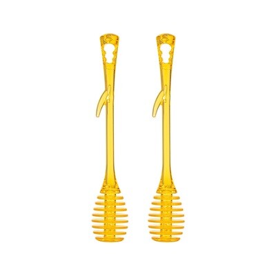 Qlux Honey/jam Spoon 200*80*25 mm (L*W*H) 2pc Honey Dripper