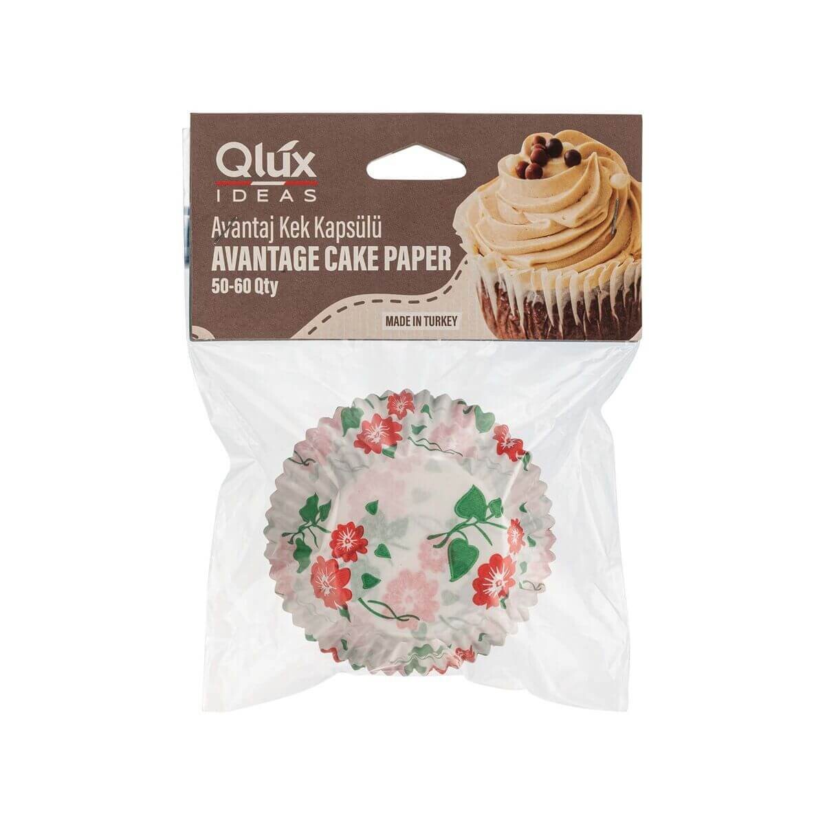 Qlux Cake Paper 50pcs baking cup cake papers