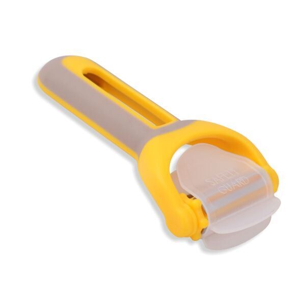 Classy Touch 4-In-1 Potato/Vegetable Peeler + Bottle opener Fruit Slicer Anti-slip Kitchen Tool 6 Inch CT10 3A