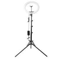 LED Ring Digital Studio Light 18inch Dimmable, Warm white / White changeable FL-11