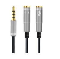 Audio Splitter Cable for Microphone & Headphones - 0072-CABLE