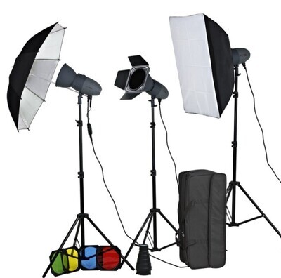 VISICO Photo Studio Lighting Kit Flashes VL-150 PLUS