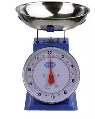 Platform Type Spring Weighing Scale - 20KG in 100G Increments (Model 798D/4256/20)