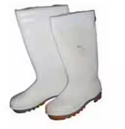 Cold room PVC boots with warm lining and steel toe. Size38 to 47, WHITE LT-118ST