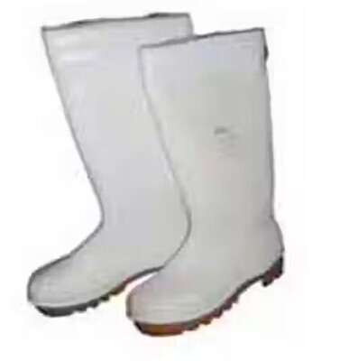 Cold room PVC boots with warm lining and steel toe. Size38 to 47, WHITE LT-118ST
