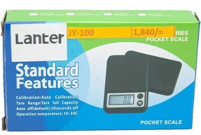 Pocket digital weighing scale  100G IN 0.1G steps auto off  after 30 sec