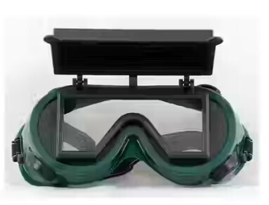 Welding goggles with retractable flip-up lenses EFP102