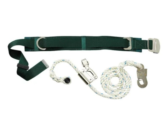 Blue Eagle Linesman safety belt green bold belt with white rope packed on coloured gift box NP747