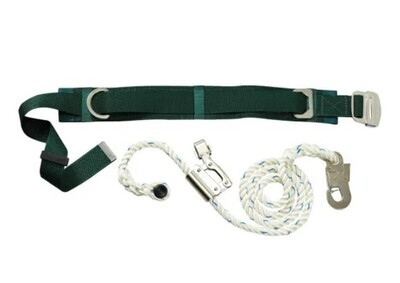Blue Eagle Linesman safety belt green bold belt with white rope packed on coloured gift box NP747