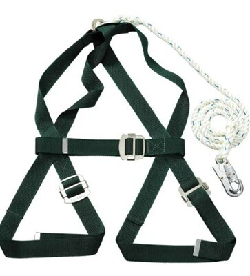 Blue Eagle Safety Full Body Harness harness Lanyard NP787