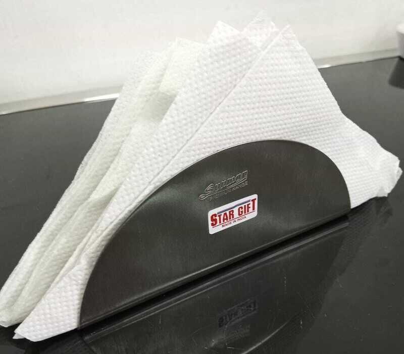 Metallic Napkin holder serviette holder 17cm Marvel