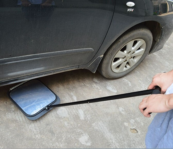 Under the car security check mirror (12x12&quot;) with 44 inch handle UVIM2