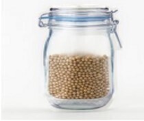 Stand Up Bag (Blue), Bottle Shape, Clear Both Sides, Price Per 1 Bundle Of 50 Pcs 17X24.5 MX-088-17X24