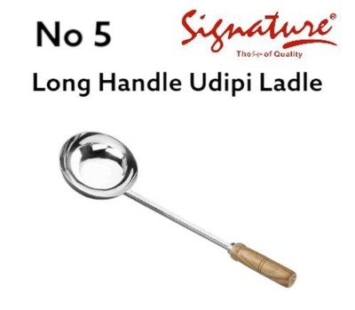 Signature no 5 long handle udipi ladle spoon