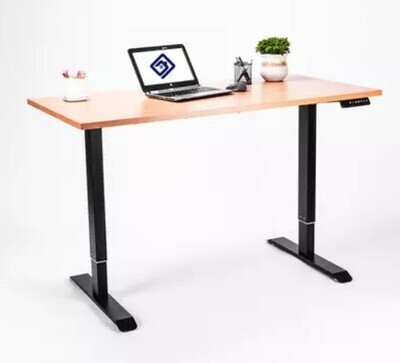 Height Adjustable Standing Desk Single Motor with Table Top 1600x600mm