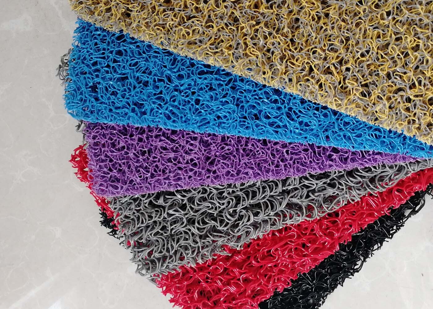 PVC Carpet Coil Mat 9 Meter X 48 X 12mm. Anti-Slip - Various Colors