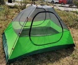 Camping Tent 2 Person with Double Layers and Window with Net on Top Aluminium Alloy KS-90227
