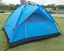 Camping tent 3-4 person single layer automatic tent KST-90224