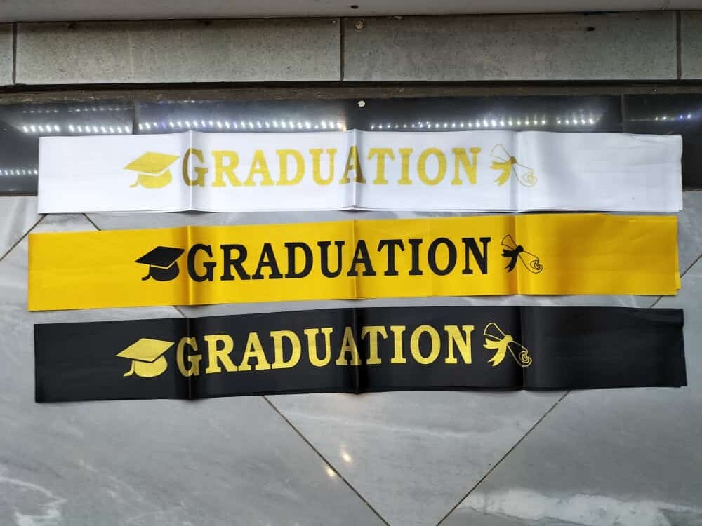 Graduation Sash for University, School, College