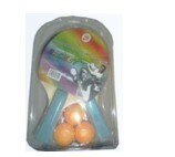 Striker sports Table tennis set with 2 soft long handle bats and 3 40mm balls in clam shell packing OS08002