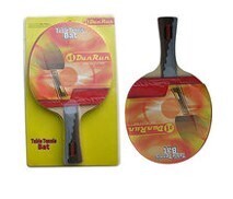 Dunrun table tennis racket with 2 TT balls 39-123
