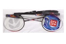 EBETE badminton racket set (aluminium+iron T Joint), 3/4 cover ER308