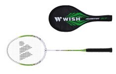 Wish badminton racket alumtec wit 3/4 COVER 317-ALUMTEC