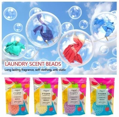 Laundry scent booster beads