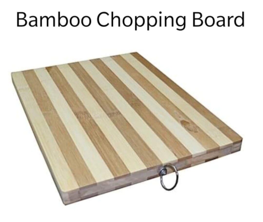 Go green with the Bamboo Chopping Board 32x22cm #157630