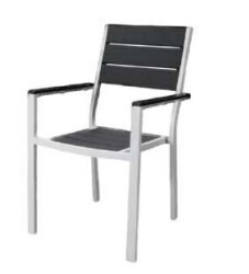 YC 051 G Outdoor Chair with Arms Size