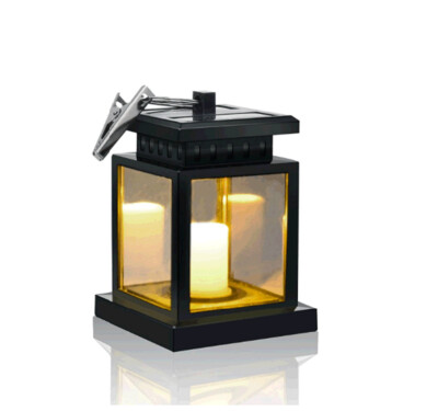 WIN WIN candle shape solar wall light with hanging clip