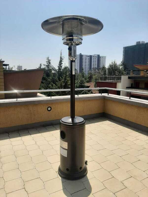 Sunpower Mushroom Outdoor Patio Heater -iron black