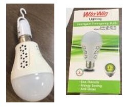Win Win Rechargeable LED bulb 7W WW-ENBL-7W-B22-W