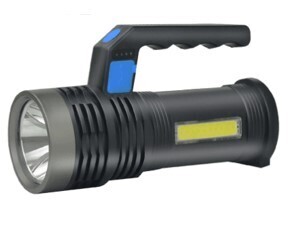 USB rechargeable torch with 4 LED HEAD KST-CP02 3W