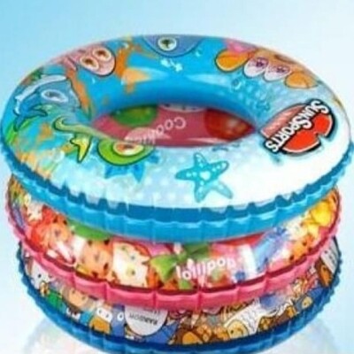 Swimming ring with cartoon 70cm #229815 large size