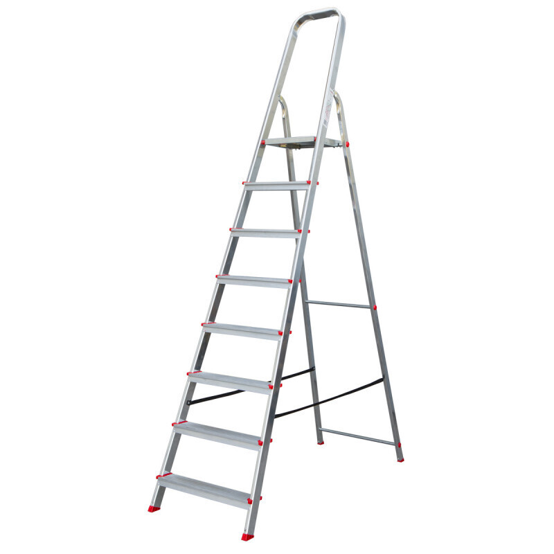 DLH108 8-Step Aluminum Ladder (Blue) - Anko Retail