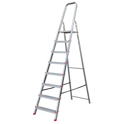 The DLH108 aluminum frame ladder is a versatile and sturdy ladder designed for various tasks. Here are the specifications you provided:
