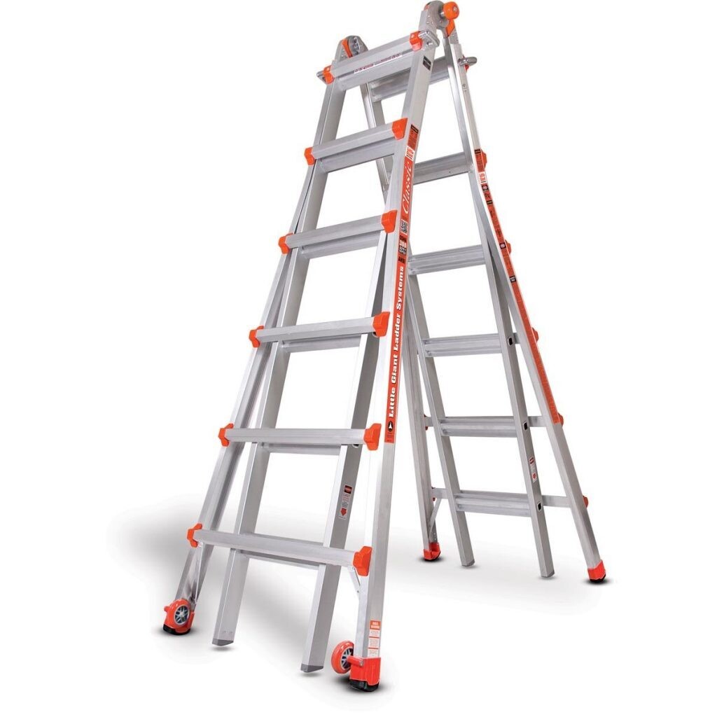 Ladder 4X4 Steps Industrial Max Height 286Cm - Little Giant Yb-708W DLM404