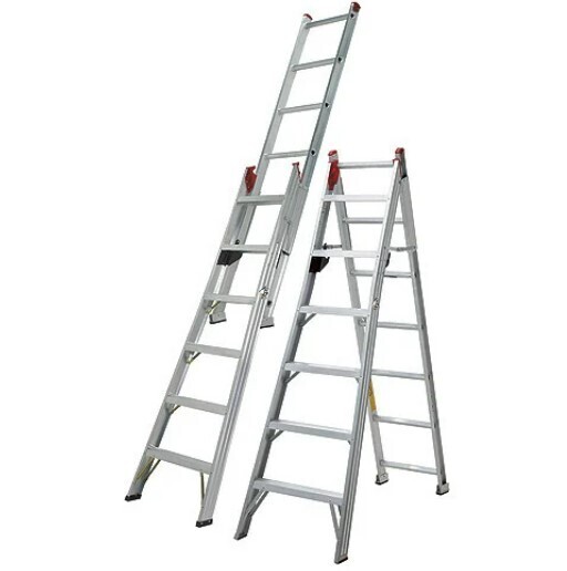 A Type Joint Ladder; 2X10 Steps, Ext Height : 600Cm, &quot;A&quot; Type Height 2.55M, Width 39.5cm DLE210