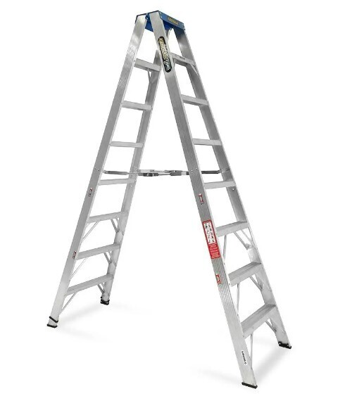 Industrial Ladder Ladder Ladder 3X14 Steps Industrial Max Height 10metres DLE314