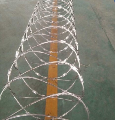RAZOR WIRE CBT-65 980mm clipped,100g zinc coated, 17kg/roll,10m