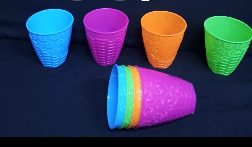 Kids plastic Water cups 4pcs #230877